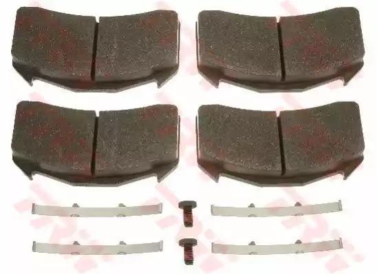 Комплект гальмівних накладок, дискове гальмо GDB5088 TRW