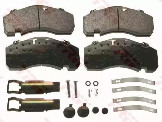 Дискові гальмівні колодки комплект з рмк 29167 wva GDB5091 TRW