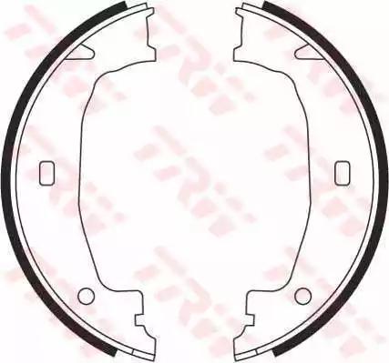 Тормозные колодки GS8432 TRW