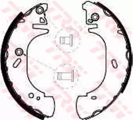 Комплект гальмівних колодок GS8540 TRW