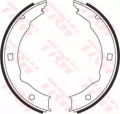 Комплект тормозных колодок стояночная тормозная... GS8683 TRW