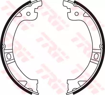 Комплект тормозных колодок стояночная тормозная... GS8759 TRW