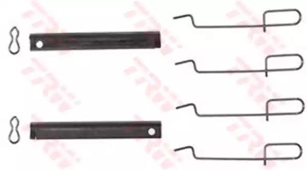 Комплектующие колодки дискового тормоза PFK210 TRW