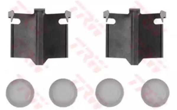 Комплект приладдя, накладка дискового гальма PFK263 TRW