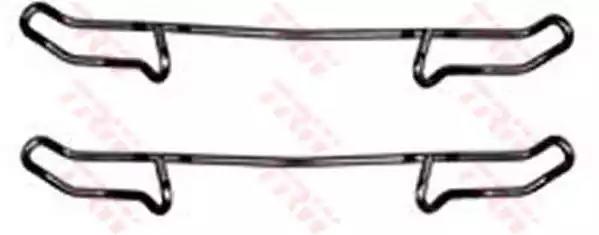 Комплект приладдя, накладка дискового гальма PFK264 TRW