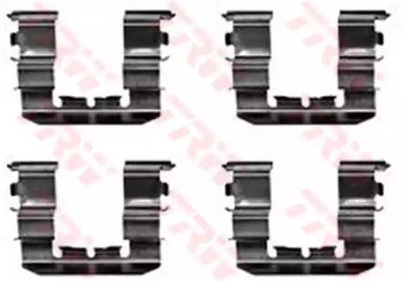 Комплектующие колодки дискового тормоза PFK310 TRW