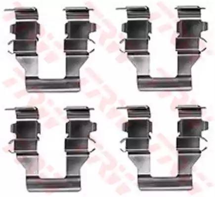 Комплектующие колодки дискового тормоза PFK338 TRW