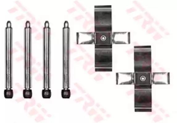 Комплектующие колодки дискового тормоза PFK379 TRW