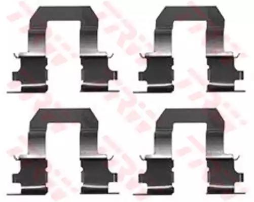 Комплект приладдя, накладка дискового гальма PFK382 TRW