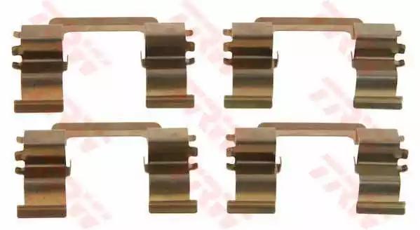 Комплект приладдя, накладка дискового гальма PFK456 TRW