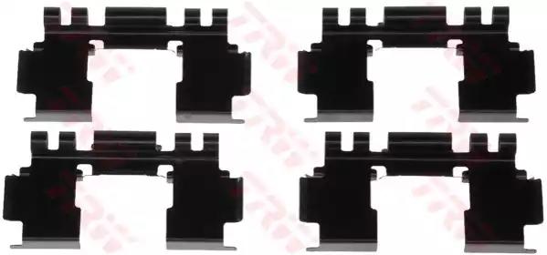 Комплект приладдя, накладка дискового гальма PFK476 TRW