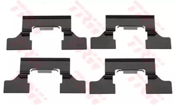 Комплектующие колодки дискового тормоза PFK493 TRW