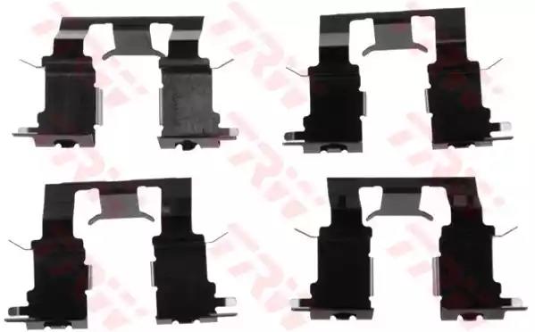 Комплект приладдя, накладка дискового гальма PFK512 TRW