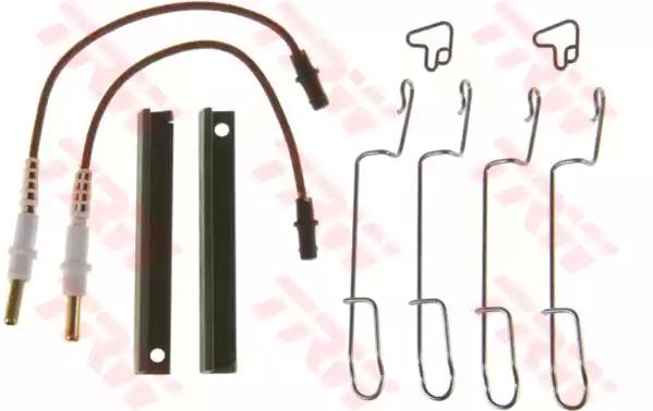 Комплектующие колодки дискового тормоза PFK551 TRW