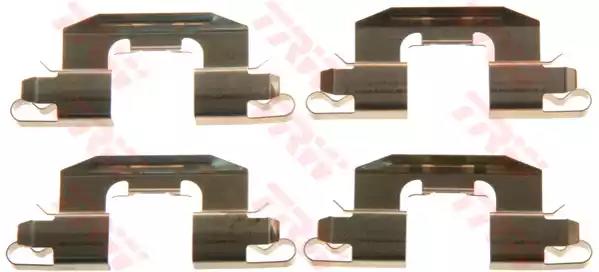 Комплектующие колодки дискового тормоза PFK567 TRW