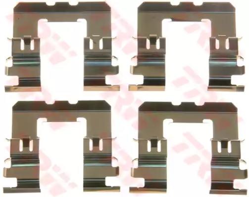 Комплектующие колодки дискового тормоза PFK568 TRW