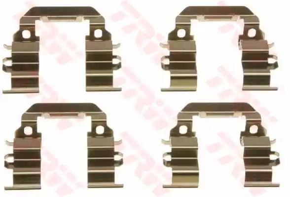 Комплектующие колодки дискового тормоза PFK619 TRW