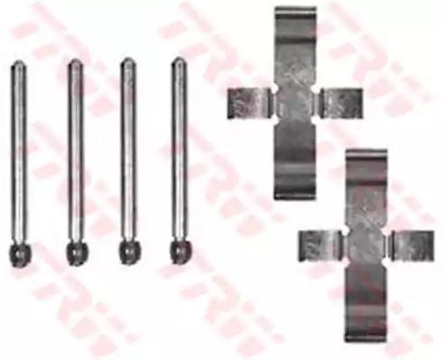 Комплектующие колодки дискового тормоза PFK64 TRW