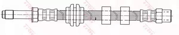 Phb345  trw - гальмівний шланг PHB345 TRW
