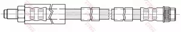 Тормозной шланг PHB431 TRW