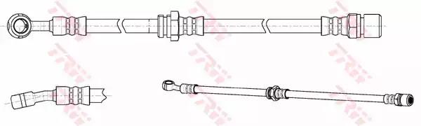 Тормозной шланг PHD992 TRW