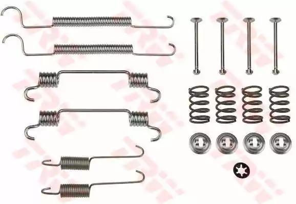 Комплект приладдя, гальмівна колодка SFK401 TRW