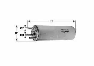 Фільтр палива MG1614 CLEAN FILTERS