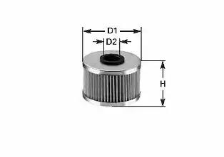 Фільтр масляний a140/210 w168 m166 ML033 CLEAN FILTERS
