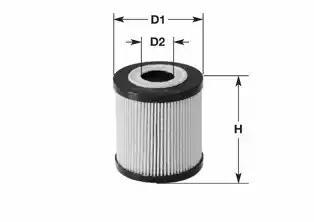 Фільтр масляний sprinter/vito/c/e ом651 09- ML4534 CLEAN FILTERS