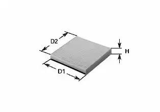 Фільтр, повітря у салоні NC2373 CLEAN FILTERS