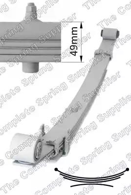 Многолистовая рессора 626004 KILEN