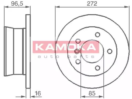 Тормозной диск 1031864 KAMOKA