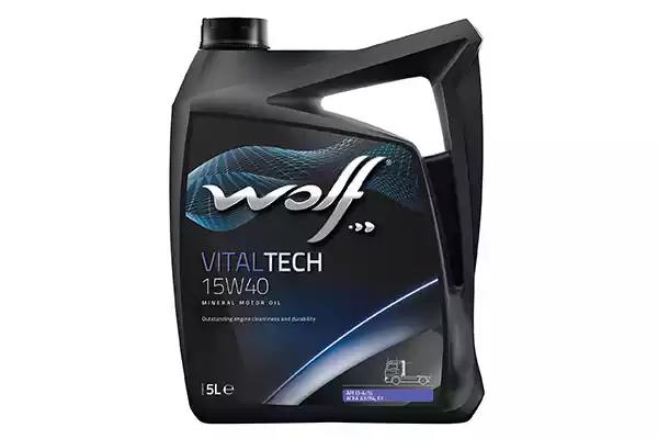 Моторна олива wolf vitaltech, 15w-40, 5л 8301117 WOLF