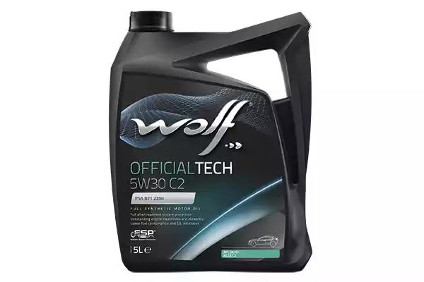 Моторна олива wolf officialtech c2, 5w-30, 5л 8309113 WOLF