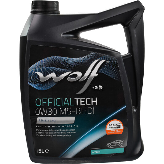 Officialtech 0w30 ms-bhdi 5lx4 8323591 WOLF