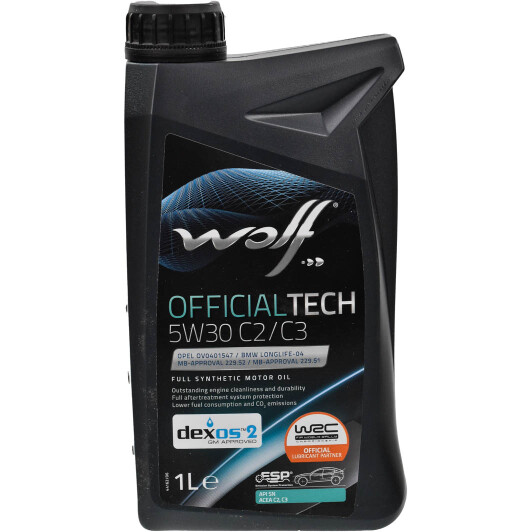 Officialtech 5w30 c2/c3 1lx12 8332371 WOLF