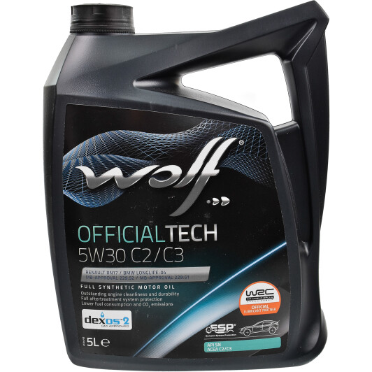 Officialtech 5w30 c2/c3 5lx4 8332579 WOLF