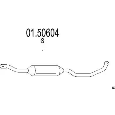 Проміжний глушник 0150604 MTS