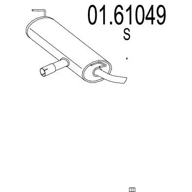 Глушник 0161049 MTS