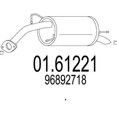 Глушник 0161221 MTS