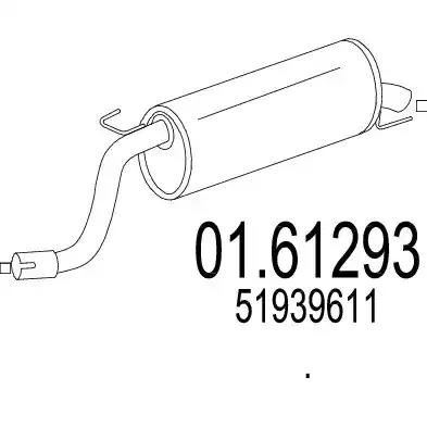 Глушник 0161293 MTS