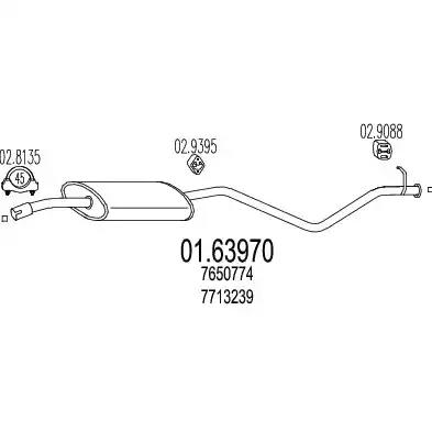 Глушник 0163970 MTS