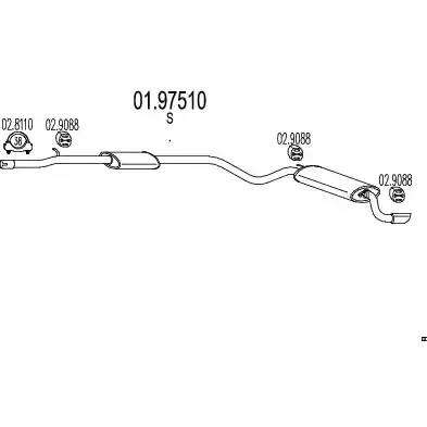 Глушник 0197510 MTS