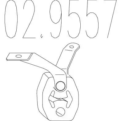 Буфер, глушник 029557 MTS