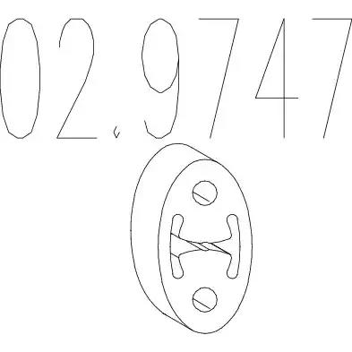 Буфер, глушник 029747 MTS