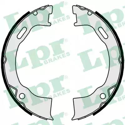 Комплект гальмівних колодок, стоянкове гальмо 01020 LPR