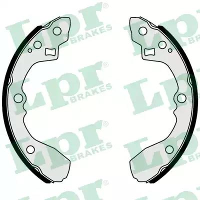 Комплект гальмівних колодок 01054 LPR
