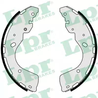 Комплект гальмівних колодок 01073 LPR
