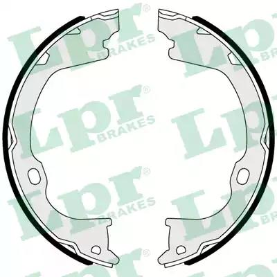 Комплект гальмівних колодок, стоянкове гальмо 01102 LPR