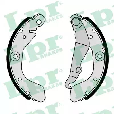 Комплект гальмівних колодок 01168 LPR